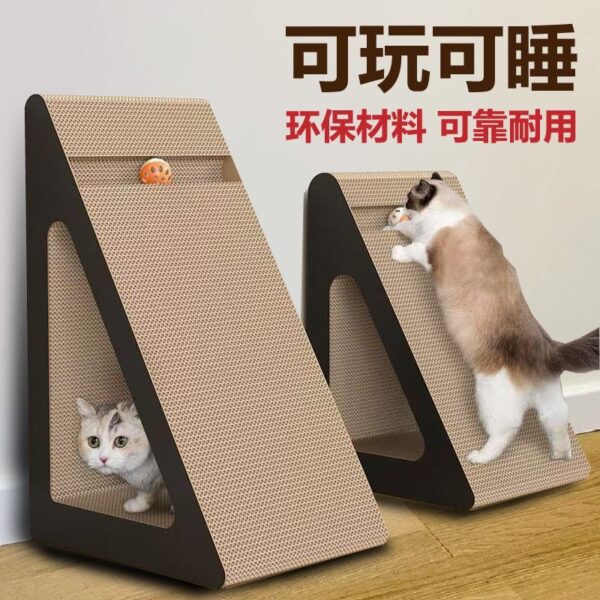 Triangular cat scratching board - Image 4